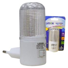 Ledon LD-9012 Anahtarlı 0.5W Renkli Ledli Gece Lambası