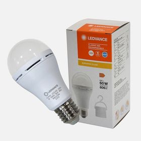Ledvance LCLA60 Rech 8 W Beyaz Şarjlı E27 Led Ampul
