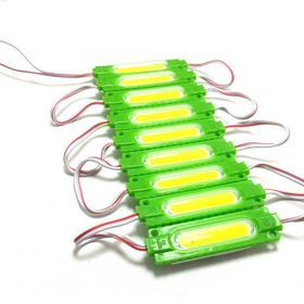 Ledwell Yeşil 5 Adet Cob Ledli Mercekli Modül Led