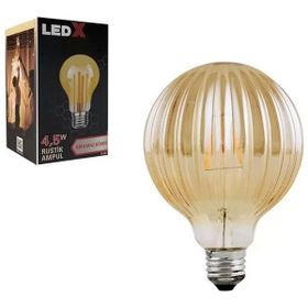 Ledx As-60 Kırılmaz Gövde 4,5 Watt Rustik Star Ampul
