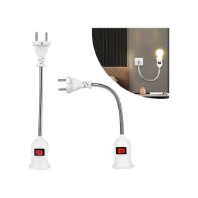 Ledx Dy-112 Prizden E27 Duya Dönüştürücü 26Cm Spiralli Anahtarlı Duy