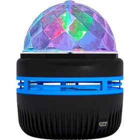 Ledx YQX-6888 Mini Usb'li 3 Watt Şarjlı Sihirli Rgb Led Disko Topu