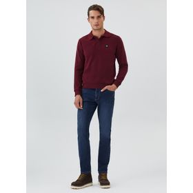 Lee 241010 Bordo Erkek Sweatshirt