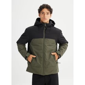 Lee 5003317684 Kapüşonlu Relaxed Haki Erkek Mont
