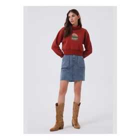 Lee Cooper 181 LCF 241013 Kadın O Yaka Sweatshirt