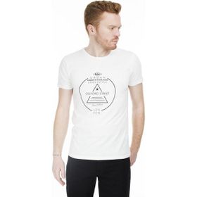 Lee Cooper 202 LCM 242030 Ekru Baskılı Bisiklet Yaka Erkek T-Shirt
