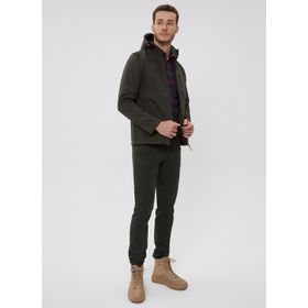 Lee Cooper 211 LCM 232009 Haki Düz Yaka Düz Erkek Mont
