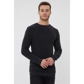 Lee Cooper 211 LCM 241058 Clayton O Yaka Koyu Gri Erkek Kazak