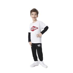 Lee Cooper 221LCB242001 Baskılı Beyaz Erkek Çocuk T-shirt