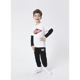 Lee Cooper 221LCB242001 Baskılı Beyaz Erkek Çocuk T-shirt
