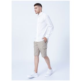 Lee Cooper 222 LCM 221008 MAN 1 Slim Fit Bej Erkek Şort