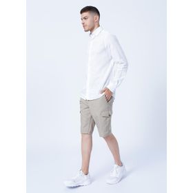 Lee Cooper 222 LCM 221008 MAN 1 Slim Fit Bej Erkek Şort