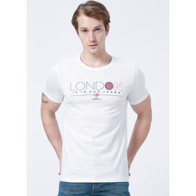 Lee Cooper 222 Lcm 242013 Kırık Beyaz Erkek T-Shirt