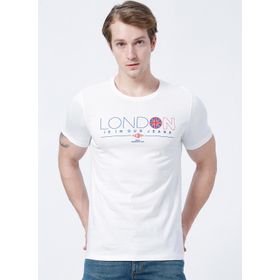Lee Cooper 222 Lcm 242013 Kırık Beyaz Erkek T-Shirt