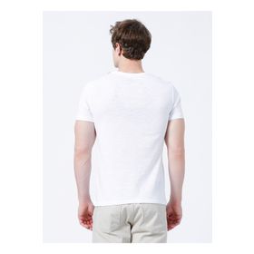 Lee Cooper 222 LCM 242026 Beyaz Erkek T-Shirt