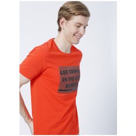 Lee Cooper 222 Lcm 242037 Mercan Erkek T-shirt