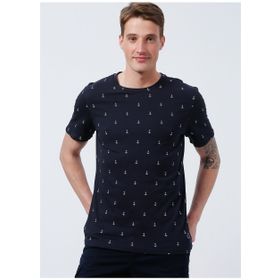 Lee Cooper 222 Lcm 242044 Berry Slim Fit Lacivert Erkek T-Shirt