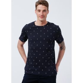 Lee Cooper 222 Lcm 242044 Berry Slim Fit Lacivert Erkek T-Shirt