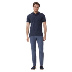 Lee Cooper 222 Lcm 242050 Bernard Slim Fit Desenli Antrasit Erkek Polo T-shirt