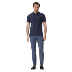 Lee Cooper 222 Lcm 242050 Bernard Slim Fit Desenli Antrasit Erkek Polo T-shirt