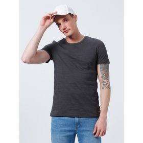 Lee Cooper 222 Lcm 242053 Baines Bisiklet Yaka Slim Fit Düz Gül Kurusu Erkek T-shirt