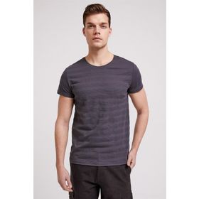 Lee Cooper 222 Lcm 242053 Baines Bisiklet Yaka Slim Fit Düz Gül Kurusu Erkek T-shirt