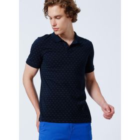 Lee Cooper 222 LCM 242061 Mixed Desenli Lacivert Erkek Polo T-Shirt