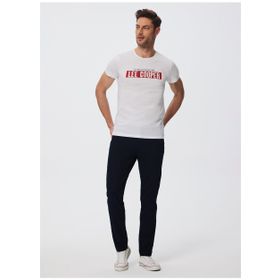 Lee Cooper 222 LCM 242078 Rani O Yaka Beyaz Erkek T-shirt