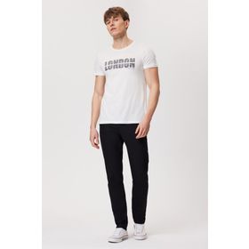 Lee Cooper 222 LCM 242081 PERS BEYAZ O Yaka Beyaz Erkek T-Shirt
