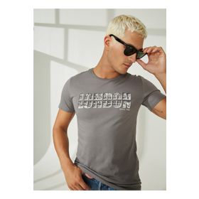 Lee Cooper 222 LCM 242081 PERS GRI O Yaka Gri Erkek T-Shirt
