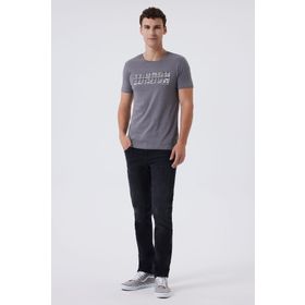 Lee Cooper 222 LCM 242081 PERS GRI O Yaka Gri Erkek T-Shirt