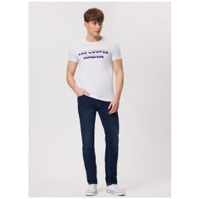 Lee Cooper 222 LCM 242082 Raquel O Yaka Beyaz Erkek T-shirt