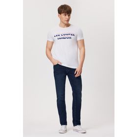 Lee Cooper 222 LCM 242082 Raquel O Yaka Beyaz Erkek T-shirt