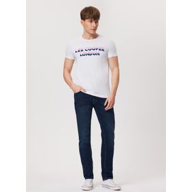 Lee Cooper 222 LCM 242082 Raquel O Yaka Beyaz Erkek T-shirt