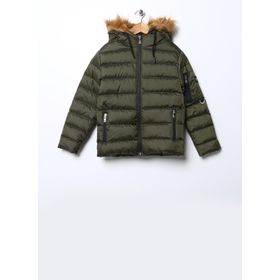 Lee Cooper 231 LCB 232002 MANNO Haki Erkek Çocuk Mont