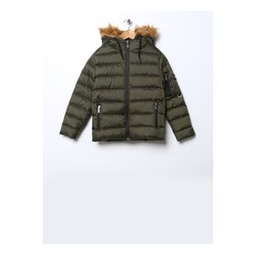 Lee Cooper 231 LCB 232002 MANNO Haki Erkek Çocuk Mont