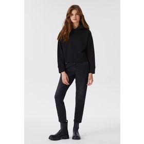 Lee Cooper 231 LCF 241002 FIONA SIYAH Kapüşon Yaka Düz Siyah Kadın Sweatshirt