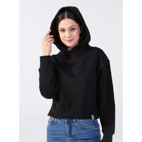 Lee Cooper 231 LCF 241002 FIONA SIYAH Kapüşon Yaka Düz Siyah Kadın Sweatshirt