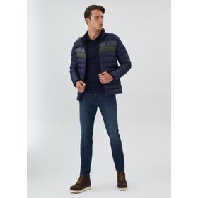 Lee Cooper 231 LCM 232003 DEVIN Lacivert Erkek Düz Şişme Mont