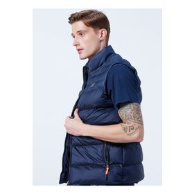 Lee Cooper 231 LCM 235002 JAY Lacivert Dik Yaka Erkek Düz Şişme Yelek