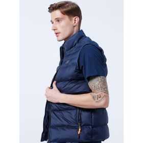 Lee Cooper 231 LCM 235002 JAY Lacivert Dik Yaka Erkek Düz Şişme Yelek