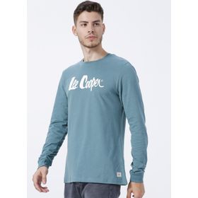 Lee Cooper 231 LCM 242003 ZAYNE O Yaka Baskılı Lacivert Erkek T-shirt