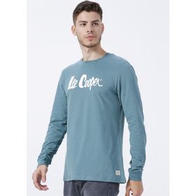 Lee Cooper 231 LCM 242003 ZAYNE O Yaka Baskılı Lacivert Erkek T-shirt