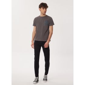 Lee Cooper 232 LCM 242004 MOBY Bisiklet Yaka Gri Erkek T-shirt