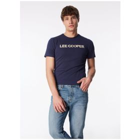 Lee Cooper 232 LCM 242018 Lacivert Carlo Bisiklet Yaka Erkek T-shirt