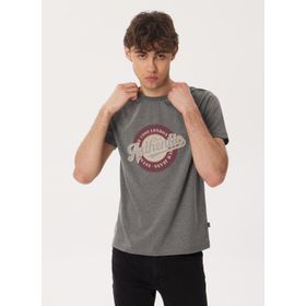 Lee Cooper 232 LCM 242019 AUTHEN Bisiklet Yaka Antrasit Erkek T-shirt