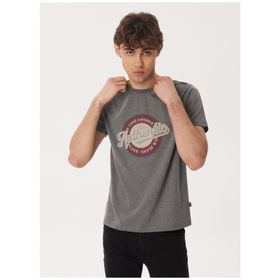 Lee Cooper 232 LCM 242019 AUTHEN Bisiklet Yaka Antrasit Erkek T-shirt