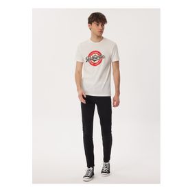 Lee Cooper 232 LCM 242019 AUTHEN Bisiklet Yaka Beyaz Erkek T-shirt