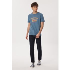 Lee Cooper 232 LCM 242020 SUNNY DANIEL Bisiklet Yaka İndigo Erkek T-shirt