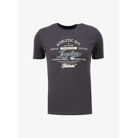 Lee Cooper 232 LCM 242024 Antrasit Bisiklet Yaka Erkek T-shirt